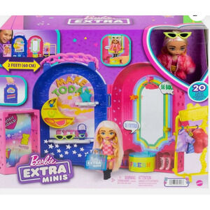 Barbie Extra Minis Boutique Set 15+ Pc Fashion Display NWT